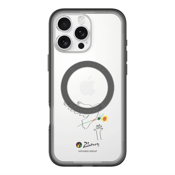Slim Protection Premium Case with MagSafe［ PICASSO - Dove of Peace ］
