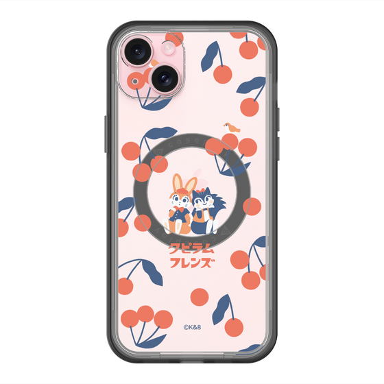 Slim Protection Premium Case with MagSafe［ Kuppyramu Friends - Cherry ］