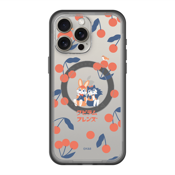Slim Protection Premium Case with MagSafe［ Kuppyramu Friends - Cherry ］