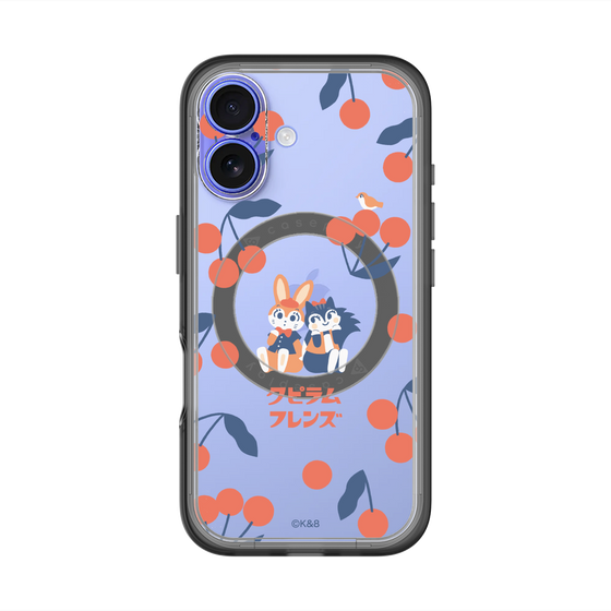 Slim Protection Premium Case with MagSafe［ Kuppyramu Friends - Cherry ］
