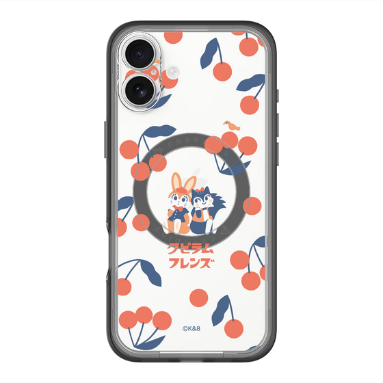 Slim Protection Premium Case with MagSafe［ Kuppyramu Friends - Cherry ］