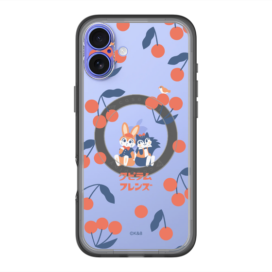 Slim Protection Premium Case with MagSafe［ Kuppyramu Friends - Cherry ］