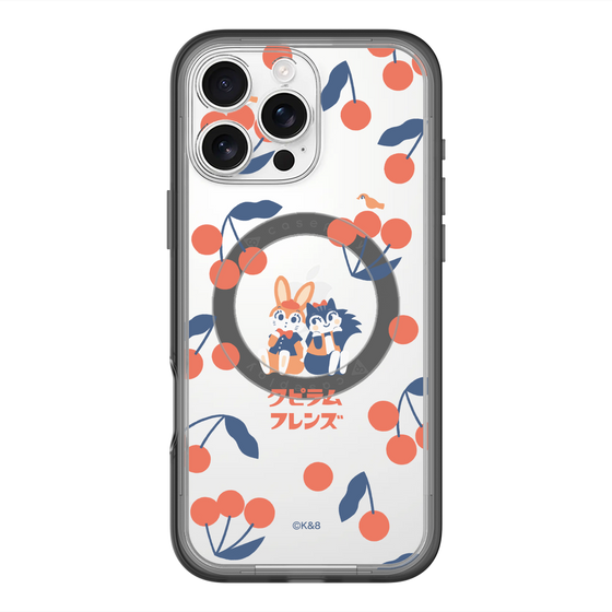 Slim Protection Premium Case with MagSafe［ Kuppyramu Friends - Cherry ］