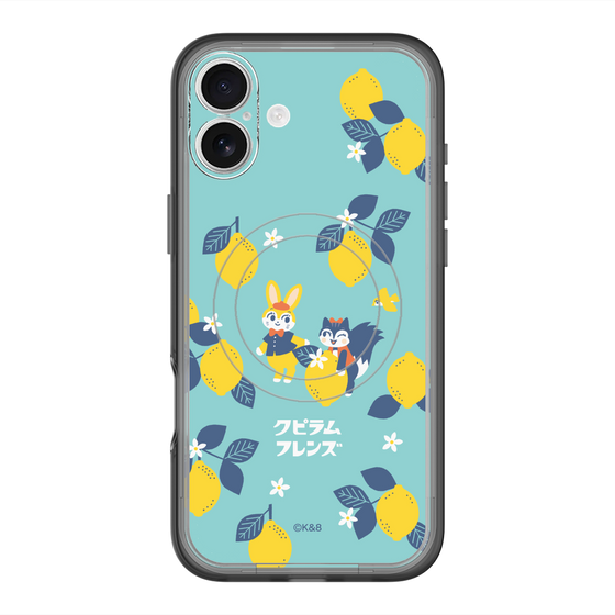 Slim Protection Premium Case with MagSafe［ Kuppyramu Friends - Lemon ］