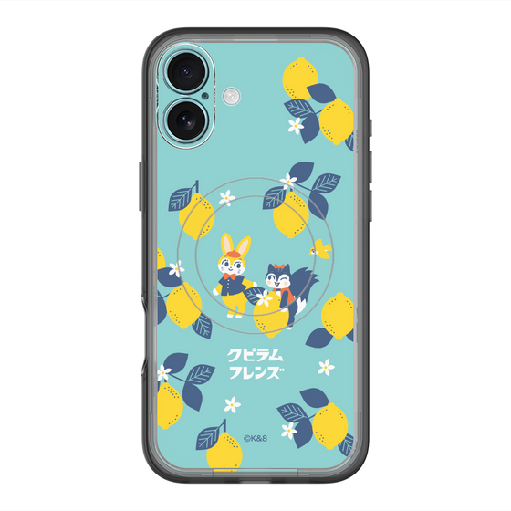 Slim Protection Premium Case with MagSafe［ Kuppyramu Friends - Lemon ］