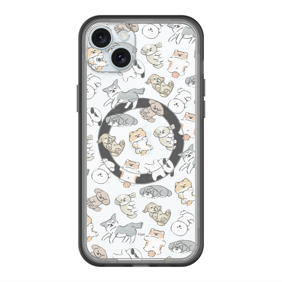 Slim Protection Premium Case with MagSafe［ Hello, It's Dog - Nap ］