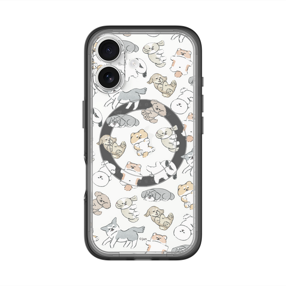 Slim Protection Premium Case with MagSafe［ Hello, It's Dog - Nap ］