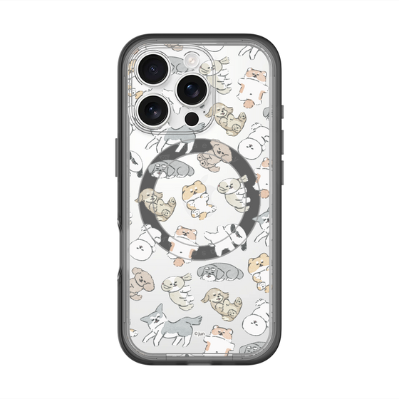 Slim Protection Premium Case with MagSafe［ Hello, It's Dog - Nap ］