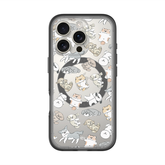 Slim Protection Premium Case with MagSafe［ Hello, It's Dog - Nap ］