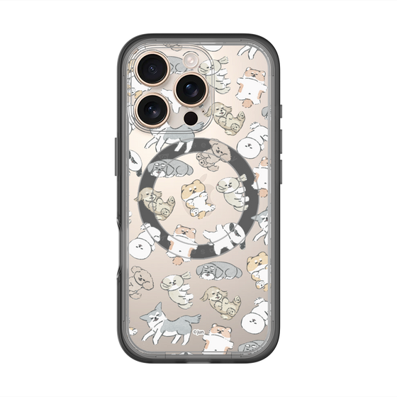 Slim Protection Premium Case with MagSafe［ Hello, It's Dog - Nap ］