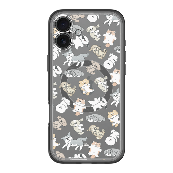 Slim Protection Premium Case with MagSafe［ Hello, It's Dog - Nap ］