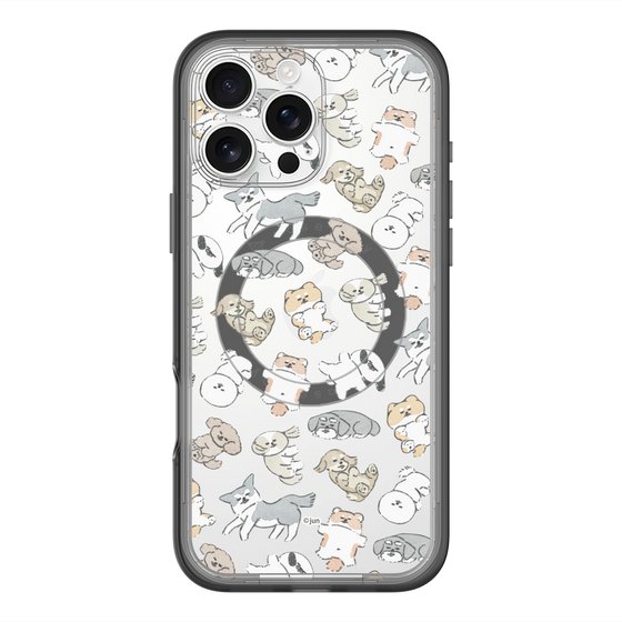 Slim Protection Premium Case with MagSafe［ Hello, It's Dog - Nap ］