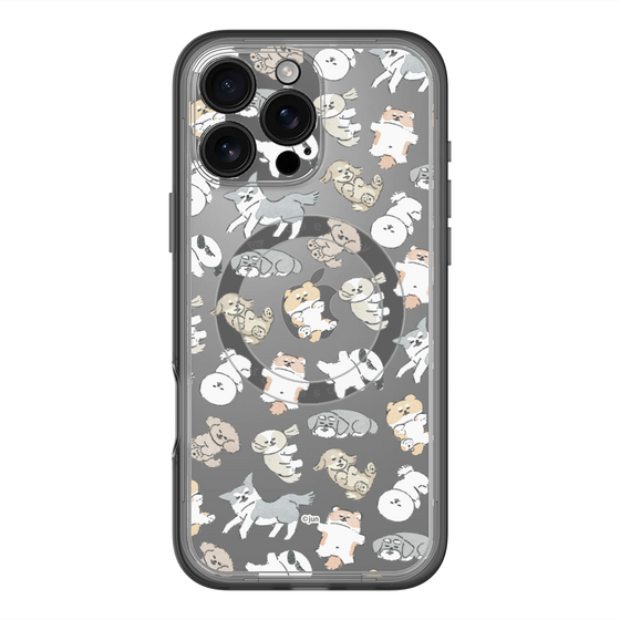 Slim Protection Premium Case with MagSafe［ Hello, It's Dog - Nap ］