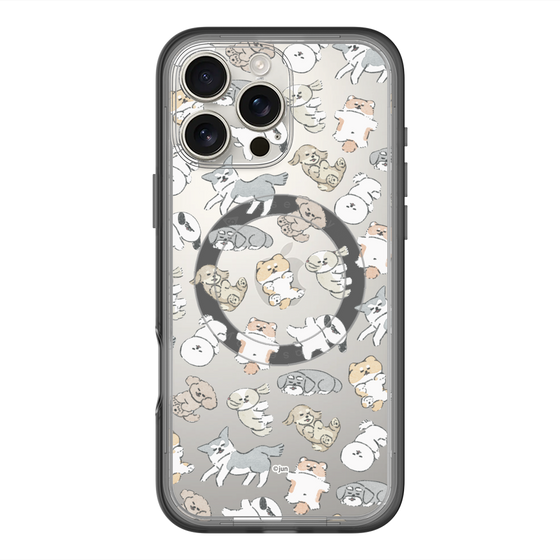 Slim Protection Premium Case with MagSafe［ Hello, It's Dog - Nap ］
