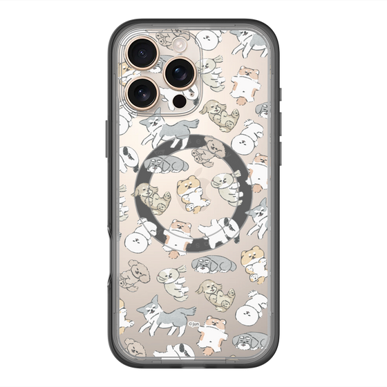 Slim Protection Premium Case with MagSafe［ Hello, It's Dog - Nap ］