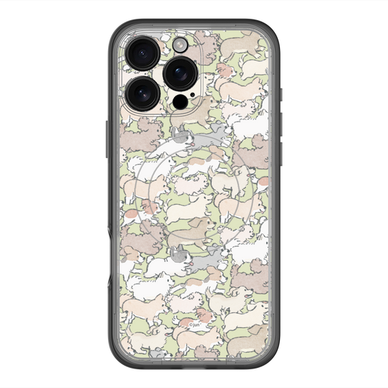 Slim Protection Premium Case with MagSafe［ Hello, It's Dog - Full of Dogs ］