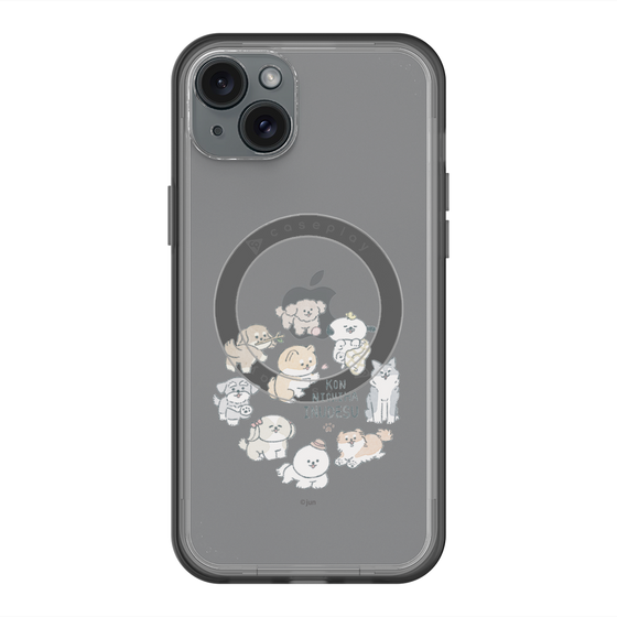 Slim Protection Premium Case with MagSafe［ Hello, It's Dog - All Together - Clear ］