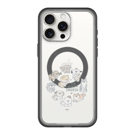 Slim Protection Premium Case with MagSafe［ Hello, It's Dog - All Together - Clear ］