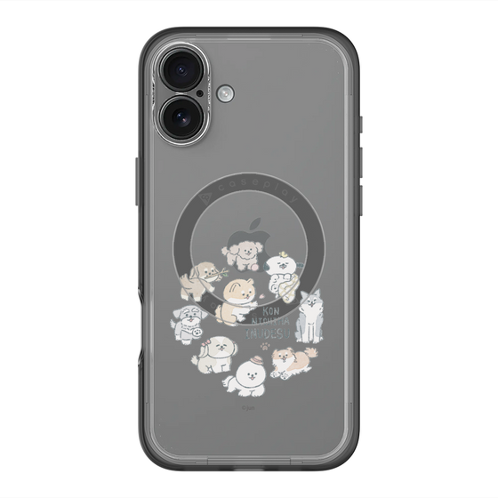 Slim Protection Premium Case with MagSafe［ Hello, It's Dog - All Together - Clear ］