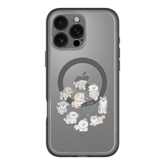 Slim Protection Premium Case with MagSafe［ Hello, It's Dog - All Together - Clear ］