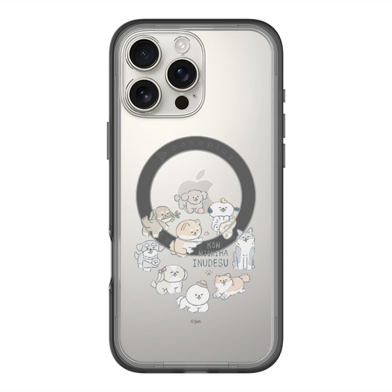 Slim Protection Premium Case with MagSafe［ Hello, It's Dog - All Together - Clear ］