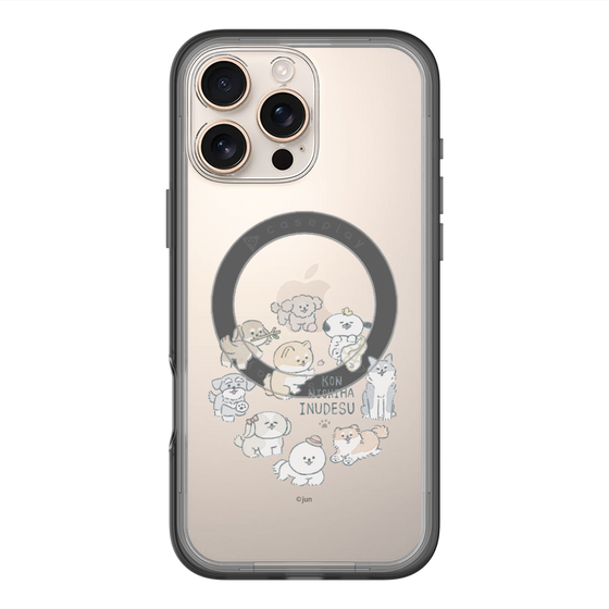 Slim Protection Premium Case with MagSafe［ Hello, It's Dog - All Together - Clear ］