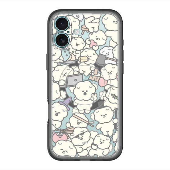 Slim Protection Premium Case with MagSafe［ Mossari Mosao - Fluffy - Clear ］
