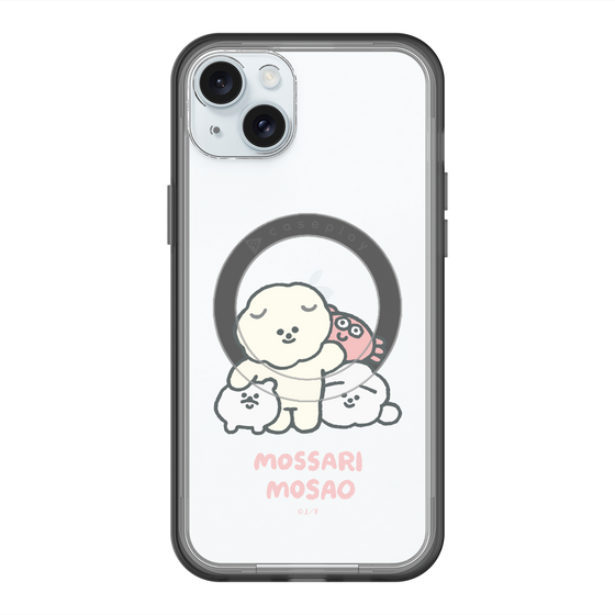 Slim Protection Premium Case with MagSafe［ Mossari Mosao - Everyone Together - Clear ］