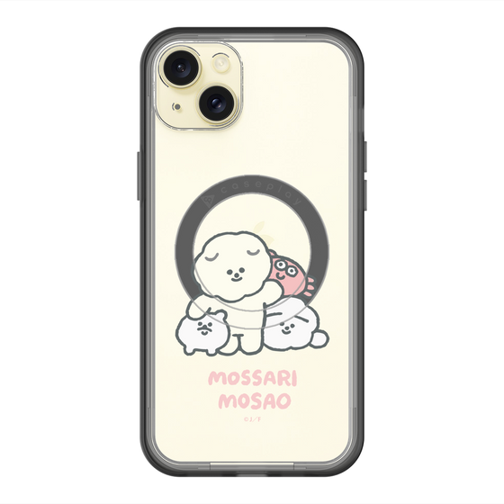 Slim Protection Premium Case with MagSafe［ Mossari Mosao - Everyone Together - Clear ］