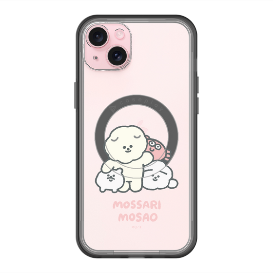 Slim Protection Premium Case with MagSafe［ Mossari Mosao - Everyone Together - Clear ］