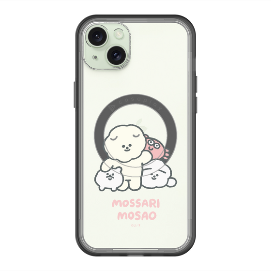 Slim Protection Premium Case with MagSafe［ Mossari Mosao - Everyone Together - Clear ］