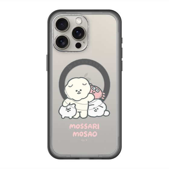 Slim Protection Premium Case with MagSafe［ Mossari Mosao - Everyone Together - Clear ］