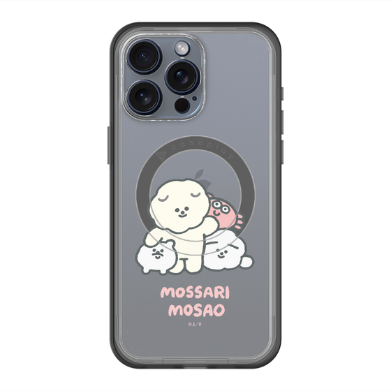 Slim Protection Premium Case with MagSafe［ Mossari Mosao - Everyone Together - Clear ］