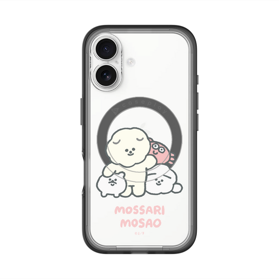 Slim Protection Premium Case with MagSafe［ Mossari Mosao - Everyone Together - Clear ］