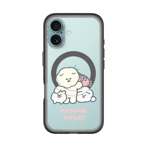 Slim Protection Premium Case with MagSafe［ Mossari Mosao - Everyone Together - Clear ］