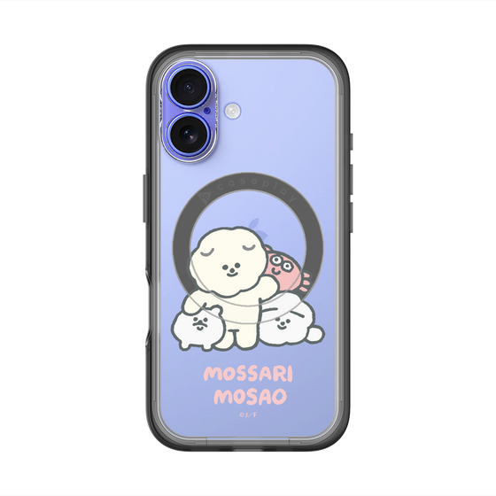 Slim Protection Premium Case with MagSafe［ Mossari Mosao - Everyone Together - Clear ］