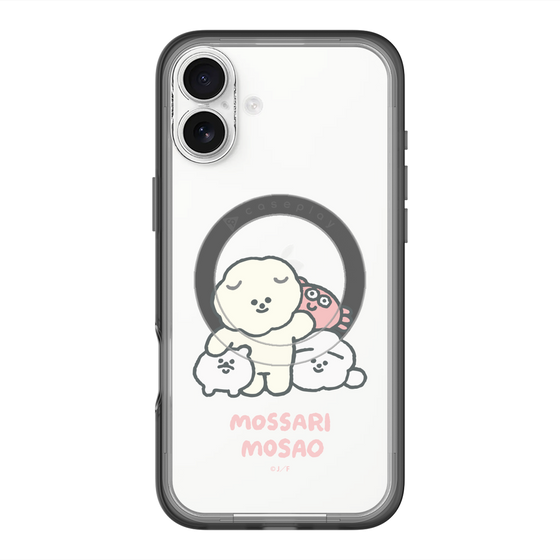 Slim Protection Premium Case with MagSafe［ Mossari Mosao - Everyone Together - Clear ］