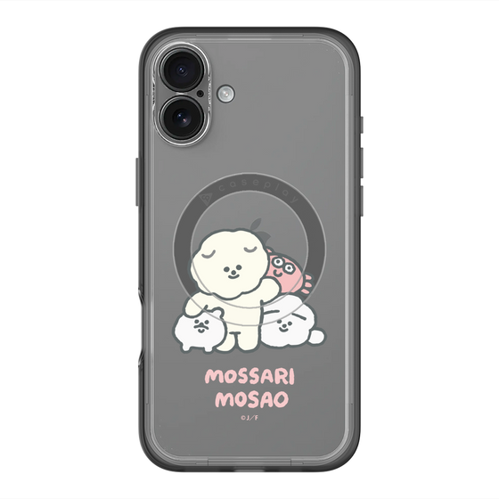 Slim Protection Premium Case with MagSafe［ Mossari Mosao - Everyone Together - Clear ］