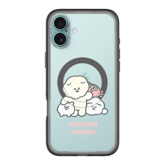 Slim Protection Premium Case with MagSafe［ Mossari Mosao - Everyone Together - Clear ］
