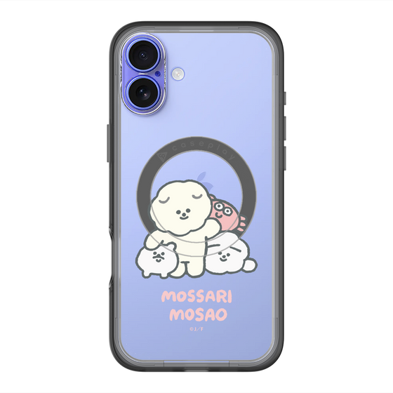 Slim Protection Premium Case with MagSafe［ Mossari Mosao - Everyone Together - Clear ］