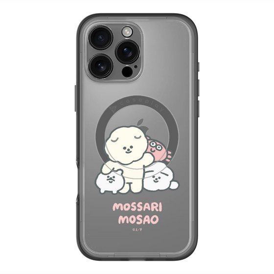 Slim Protection Premium Case with MagSafe［ Mossari Mosao - Everyone Together - Clear ］