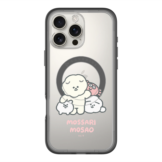 Slim Protection Premium Case with MagSafe［ Mossari Mosao - Everyone Together - Clear ］