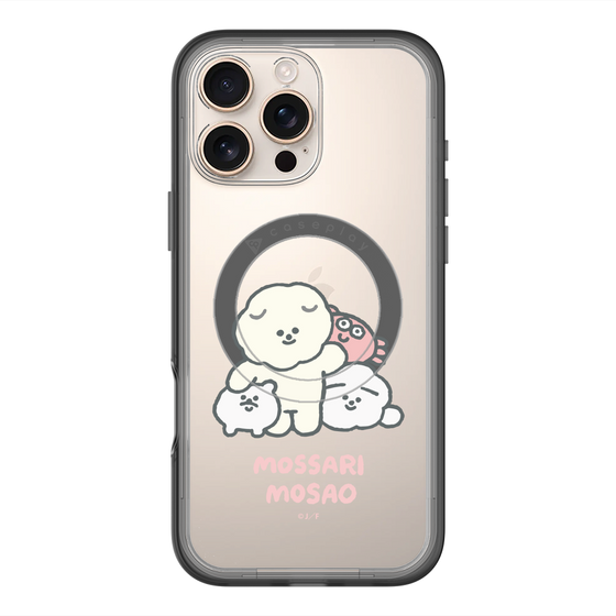 Slim Protection Premium Case with MagSafe［ Mossari Mosao - Everyone Together - Clear ］