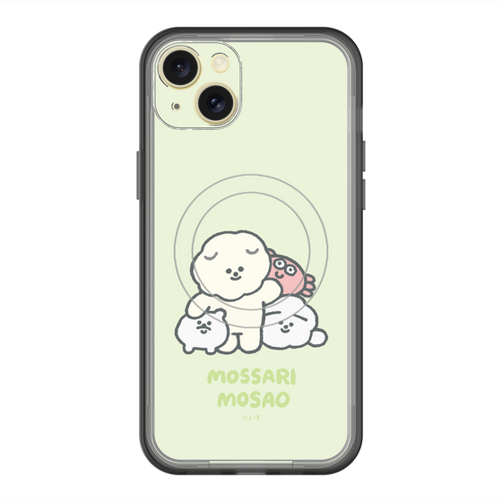 Slim Protection Premium Case with MagSafe［ Mossari Mosao - Everyone Together - Green ］