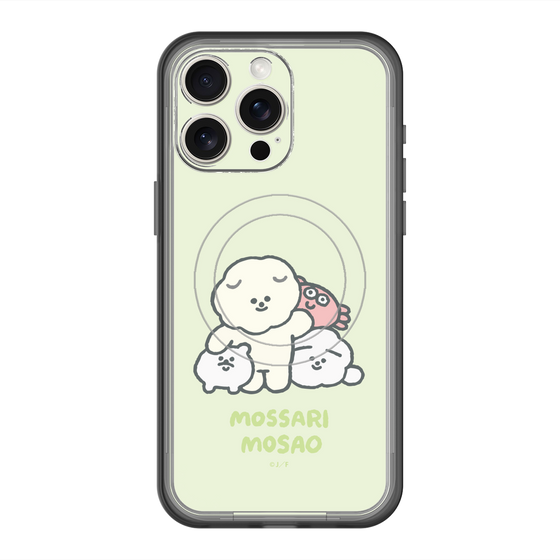 Slim Protection Premium Case with MagSafe［ Mossari Mosao - Everyone Together - Green ］