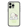 Slim Protection Premium Case with MagSafe［ Mossari Mosao - Everyone Together - Green ］