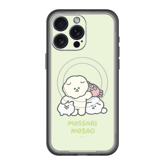 Slim Protection Premium Case with MagSafe［ Mossari Mosao - Everyone Together - Green ］