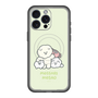 Slim Protection Premium Case with MagSafe［ Mossari Mosao - Everyone Together - Green ］