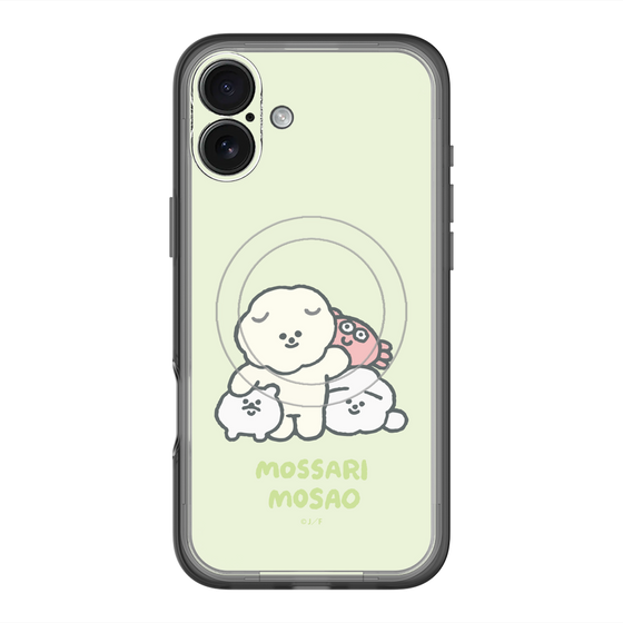 Slim Protection Premium Case with MagSafe［ Mossari Mosao - Everyone Together - Green ］