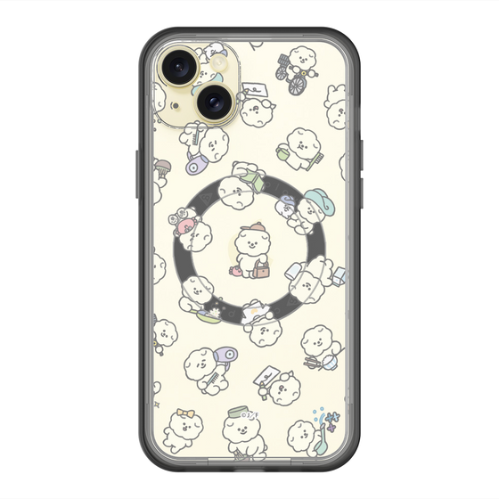Slim Protection Premium Case with MagSafe［ Mossari Mosao - Lots of Mosao - Clear ］